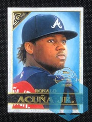 2020 Topps Gallery National Baseball Card Day #GP-2 Ronald Acuna Jr Braves